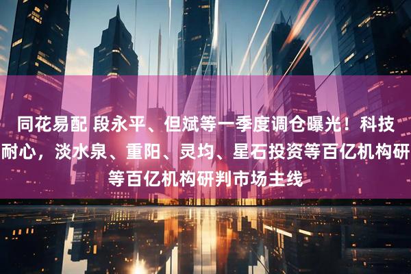 同花易配 段永平、但斌等一季度调仓曝光！科技赛道投资需耐心，淡水泉、重阳、灵均、星石投资等百亿机构研判市场主线