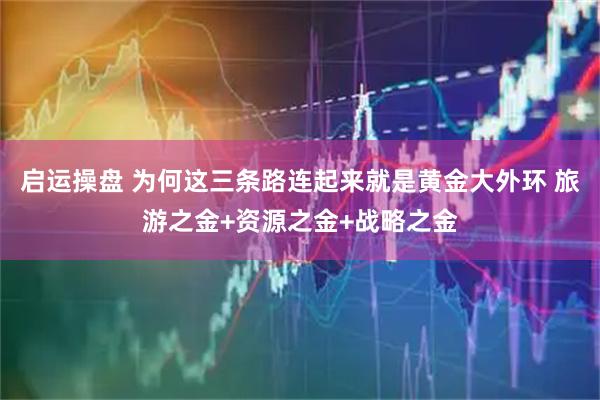 启运操盘 为何这三条路连起来就是黄金大外环 旅游之金+资源之金+战略之金