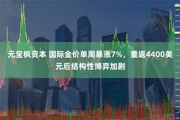 元宝枫资本 国际金价单周暴涨7%，重返4400美元后结构性博弈加剧